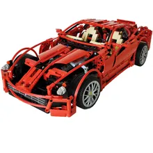DECOOL Technic Racers 599 GTB Fiorano Car Building Blocks Set Bricks Classic City Model Kids Toys Gift Marvel Compatible Legoe