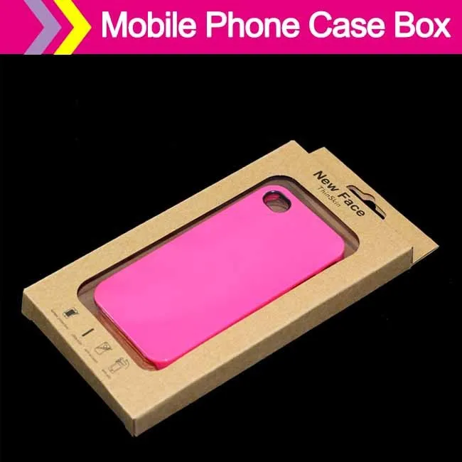 Customizable mobile phone case packaging boxess