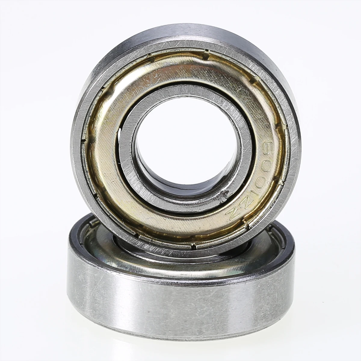 5pcs New Mayitr Mini 6001ZZ Wheel Ball Bearing Miniature Metal Double Shielded Deep Groove Radial Bearings 12 * 28 * 8mm