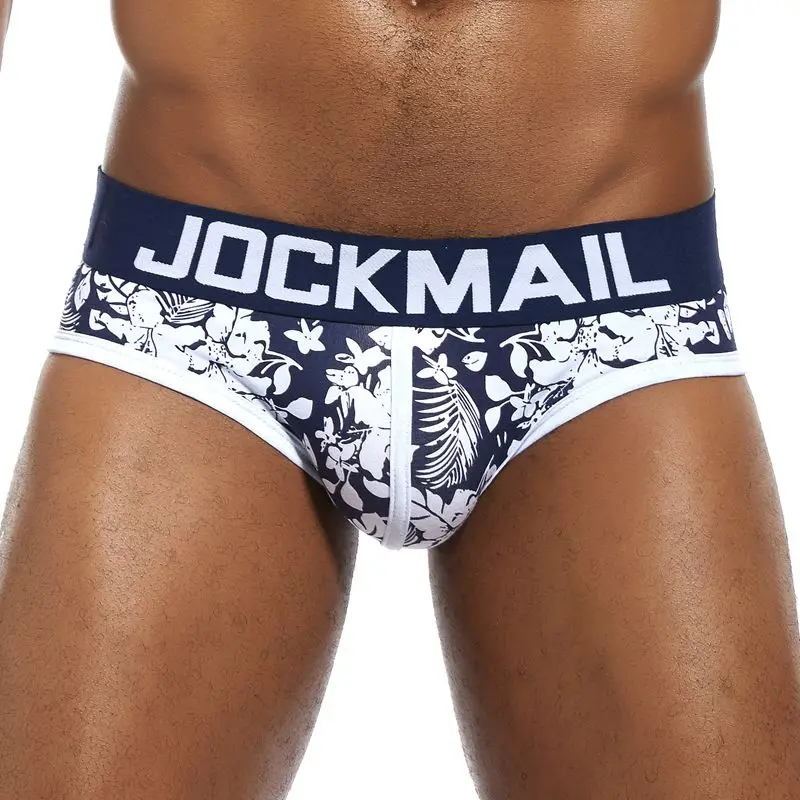Мужское нижнее белье марки JOCKMAIL мужские сексуальные трусы с принтом бикини