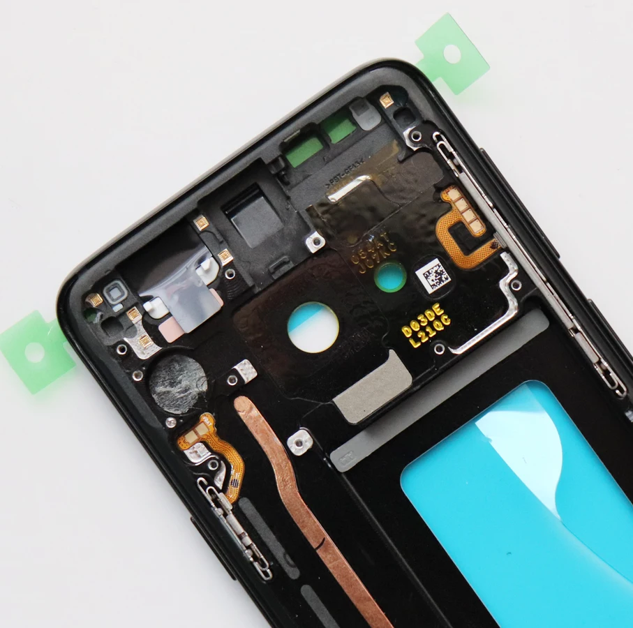 Оригинальная средняя рамка для Samsung Galaxy S9 G960 G960F + Plus G965 G965F металлический корпус