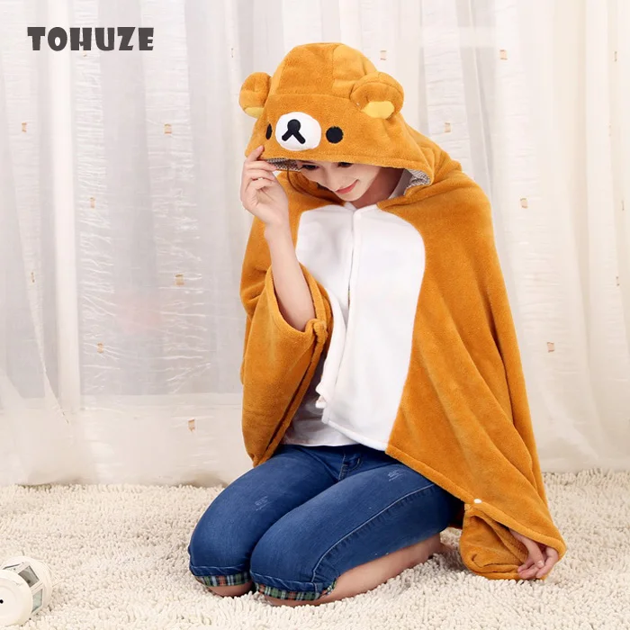 2018 горячая Распродажа шали Rilakkuma с мультяшным рисунком милый дом накидка одеяло