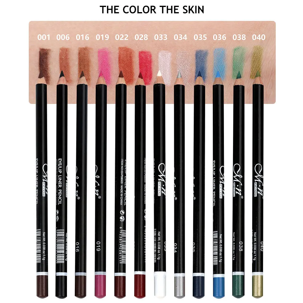 

MENOW Miele 6 color / set of eyeliner lip and eyebrow pencil portable makeup tools