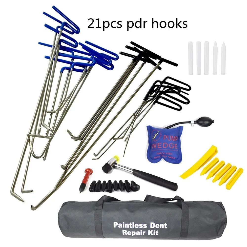 

PDR Hook Tools Push Rod - Perfect for Dent Removal Dent Repair Rubber Hammer Tap Down Pen Tools