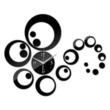 Spiegel Aufkleber 3d Acryl Wand Aufkleber Wohnkultur Europa Küche Pferd Schmetterling Weihnachten Wanduhr Großes Geschenk(China)