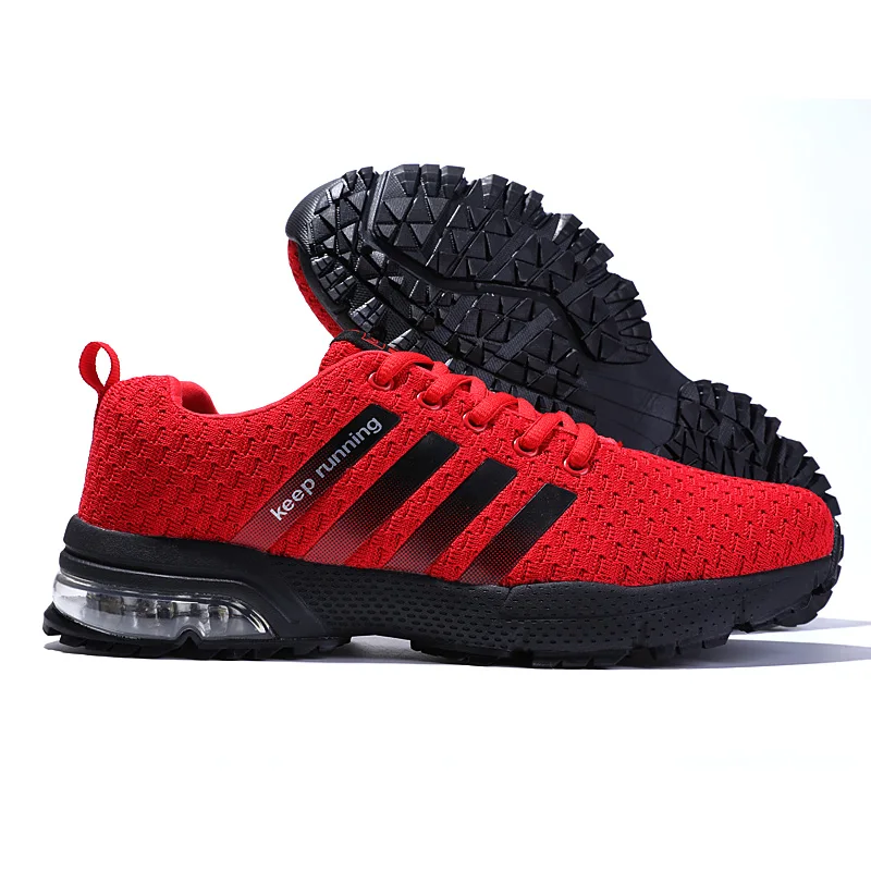 Men Running Shoes Lightweight Breathable Mesh Fabric Shoes Couple ...