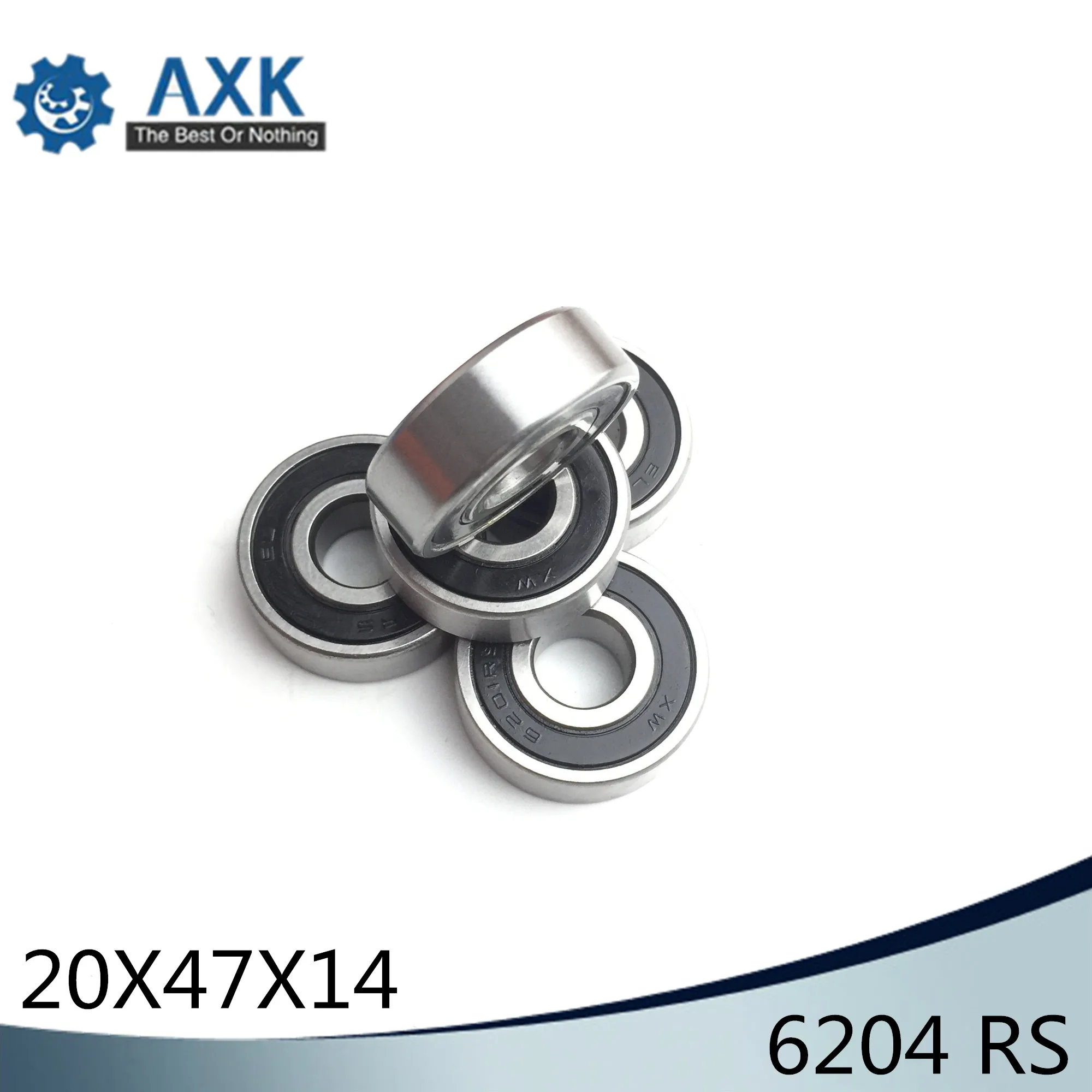 Подшипник фреза 6204RS 2 шт. радиальные шарикоподшипники 20x47x14 мм 6204 2RS 6204RZ 180204 RZ RS EMQ