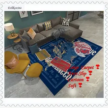 Большой синий ковер для дома напольный коврик ШАМБРЕ Fille гостиная спальня Tapete Para Sala Alfombra Para La Sala