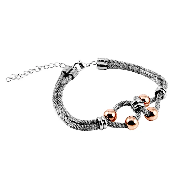 

CA-25 Adjustable Leather Brace Lace Anchor Hooks Stainless Steel Clasp Wristlet Personality Adornment Bracelet Men Women