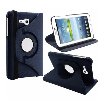 

Tablet Case For Samsung Galaxy Tab 3 Lite T110 Leather Rotating Case Cover For Samsung Galaxy Tab 3 7.0 T110 Protective Csaes