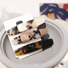 

2019 New 1pc Women Hair Clips Exquisite Leopard Spring Barrette Hairpin Fashion Headwear DIY Charm Jewelry