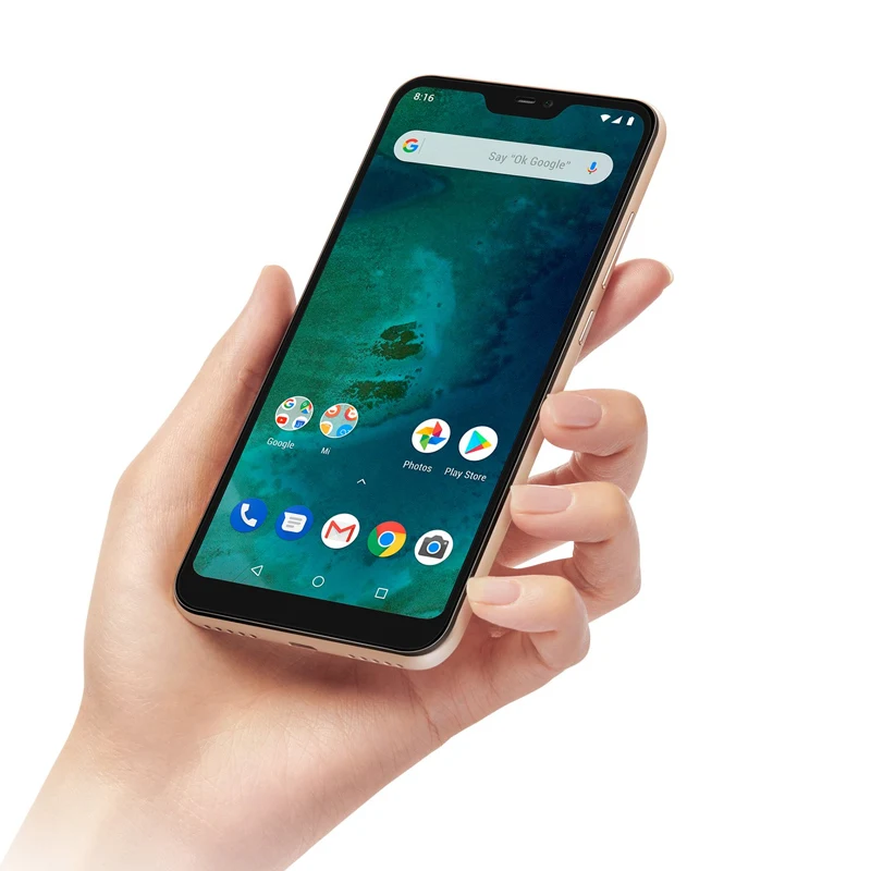 Глобальная версия Xiaomi A2 Lite 4 Гб Оперативная память 64 Встроенная Смартфон Snapdragon 625
