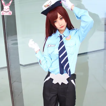 

OW Game Dva Hana Cosplay Costume Officer Carnival Uniform Halloween Cosplay Full Set S-XL Free Shipping With Good Quality New