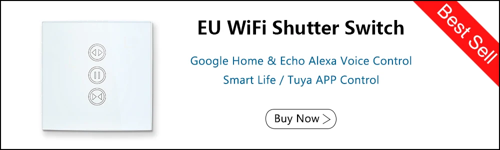 Tuya WiFi переключатель умный дом Google Home Alexa Echo DIY приложение для улучшения дома Дистанционное управление на выключение Водонепроницаемый со стеклянной панелью