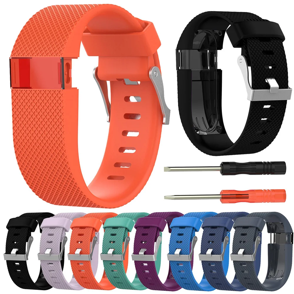 Силиконовый ремешок для часов Fitbit Charge HR наручный Браслет спорта на открытом