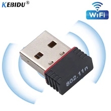 Kebidu 150 Мбит/с USB 2,4 ГГц беспроводной адаптер WiFi сетевая Lan Карта ключ 802.11n/b/g 150 м Ethernet для компьютера ПК ноутбука RTL8188