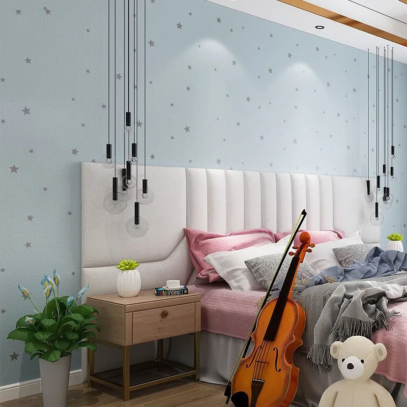 Wallpaper Self-Adhesive Children Room Bedroom 3D Stars Photo Wall Mural Living Room PVC Waterproof Vinyl Wall Papers Home Decor Wallpaper Self-Adhesive Children Room Bedroom 3D Stars Photo Wall Mural Living Room PVC Waterproof Vinyl Wall Papers Home Decor