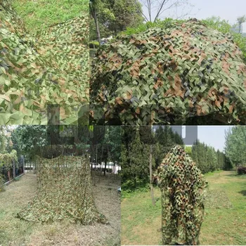 

6M*10M Hunting Blind Camouflage Net 150D Polyester Oxford Digital Cut Camouflage Net Sun Shelter Tent for Hunting Shooting Net