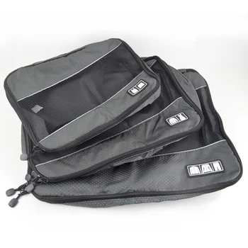 

3pcs Organizer Travel Bag Set Waterproof Practical Portable Multifunction Storage Pouch Packing Large Capacity Cubes Easy Take