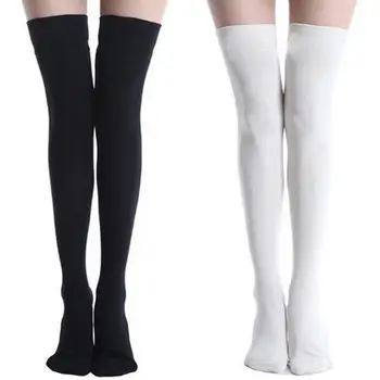 

New Fashion Women Extra Long Boot Stocking Over Knee Thigh High School Girl Stocking Stylish Gilrs Womens Thin Stockings