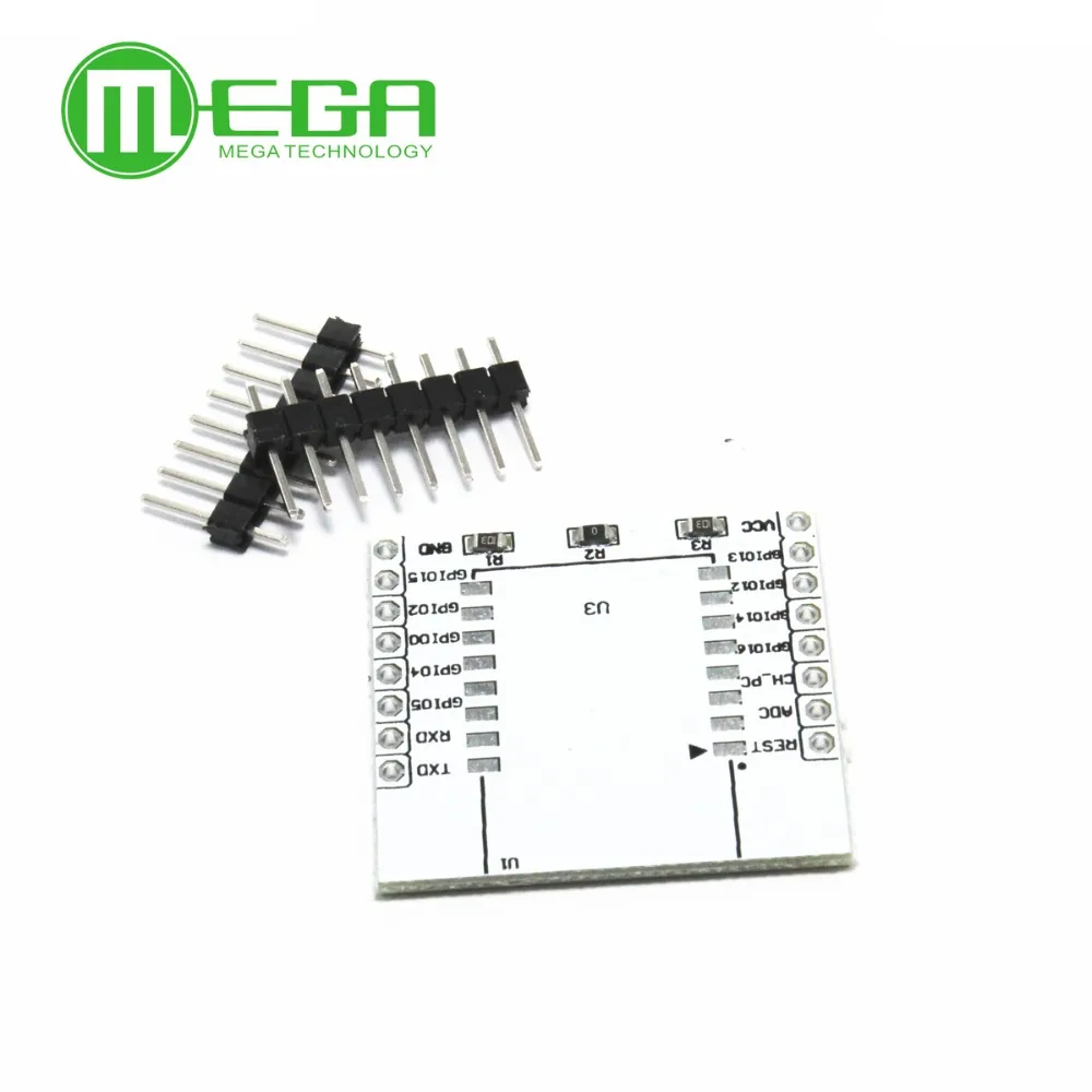 

10pcs/lot ESP8266 serial WIFI module adapter plate Applies to ESP-07, ESP-08, ESP-12
