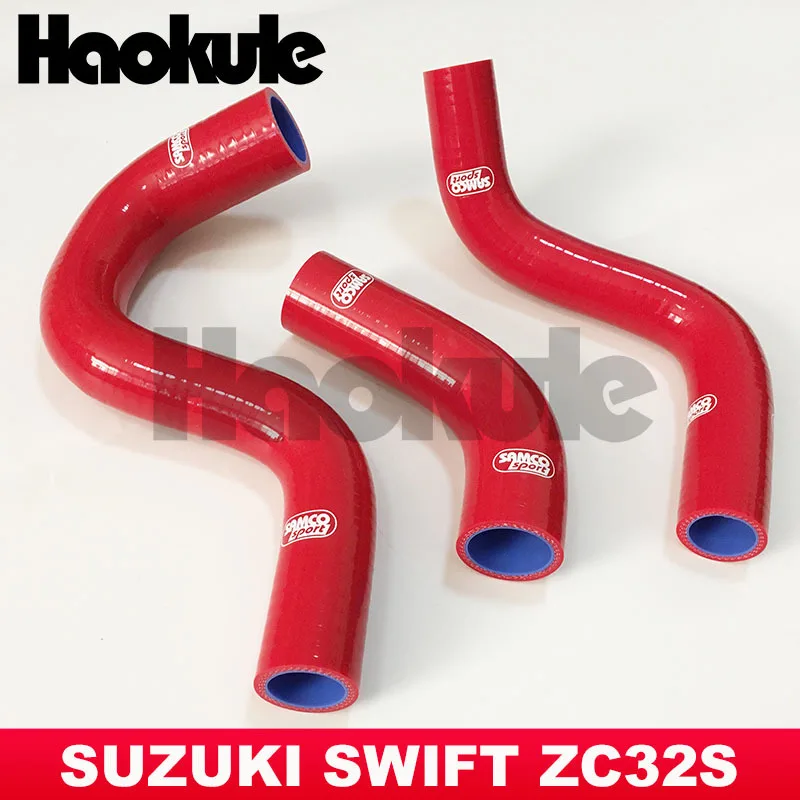 

Performance Renforced Silicone Radiator Hose Kits For SUZUKI SWIFT SPORT ZC32S Blue AND Red Color