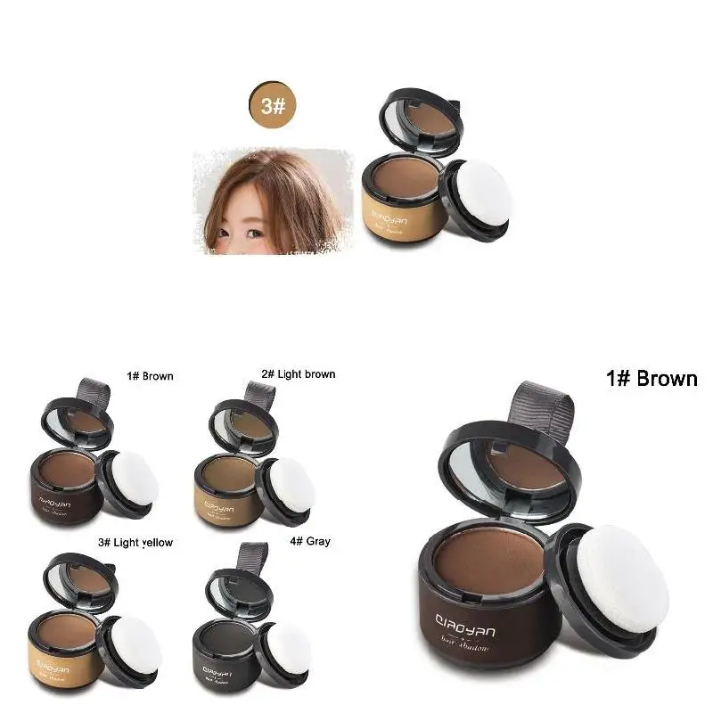 1 шт. тонкая Hairline Shadow Powder мгновенная шапочка для парикмахерской макияж покрытие для корней волос KG66