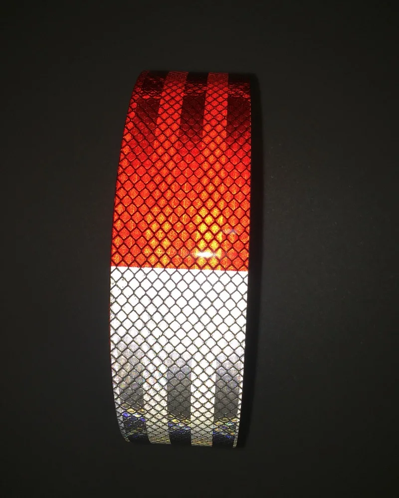 

Truck Road Traffic Construction Site Floor Wall Self-Adhesive PET Super Reflective Warning Safety Tape