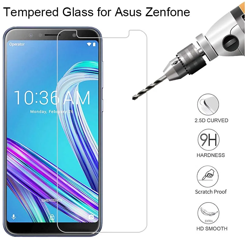 

Tempered Glass for Asus Zenfone Max Pro M1 ZB601KL 4 Max Plus 4Selfie 5 Lite 5Z Glass on ZB570TL ZC600KL ZE620KL ZC554KL ZC520KL