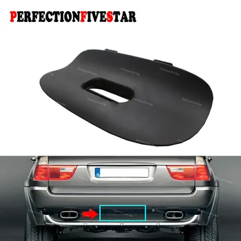 

51128402327 For BMW E53 X5 E53 2000-2006 Black Rear Bumper Tow Bar Cover Trim Flap Trailer Hitch Mount with Hole 51 12 8 402 327