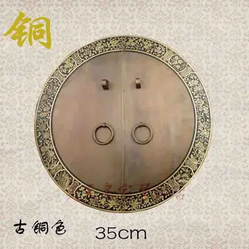 

[Haotian vegetarian] Chinese antique carved decorative flowers large door brand chassis HTB-175