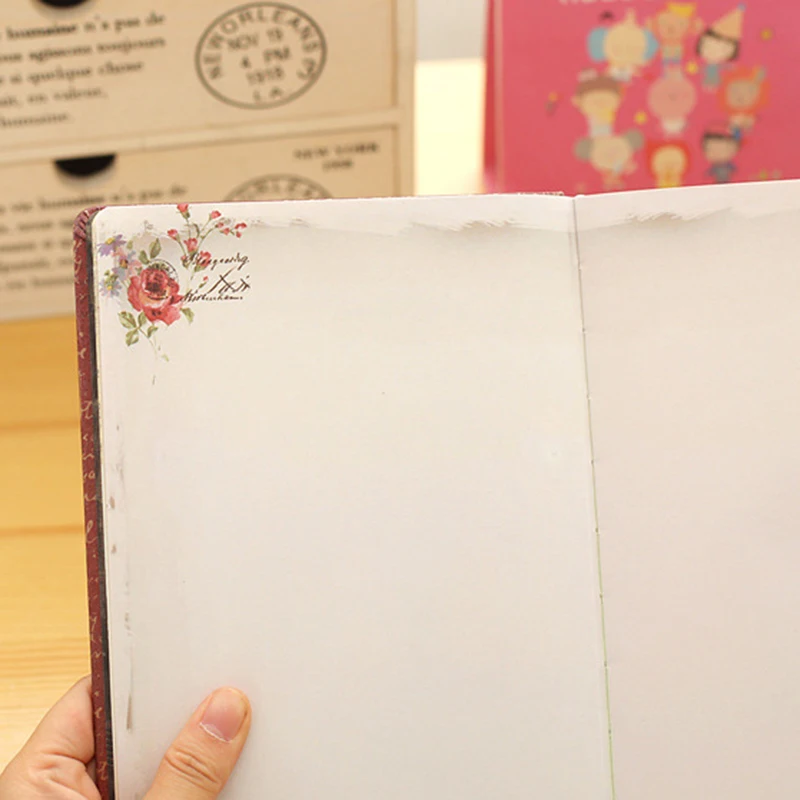 Ретро Цветочный Цветок расписание ежедневник дневник еженедельник школы офисные принадлежности стиль случайный