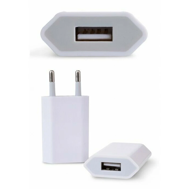 1 шт. Европейский Штепсель USB AC зарядное устройство для путешествий адаптер