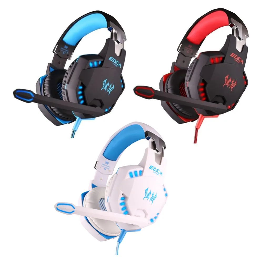 3color EACH G2100 Gaming Headphone Vibration Function Headset with Mic
