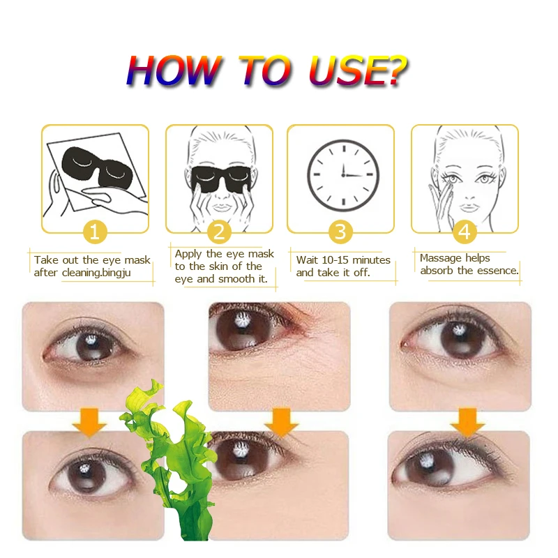 spesifikasi 5 Bags lot Masker Mata Patch untuk Mata Anti Kerut Serum Masker Wajah Perawatan Wajah Kelembaban Di Bawah Mata Gelap Lingkaran remover