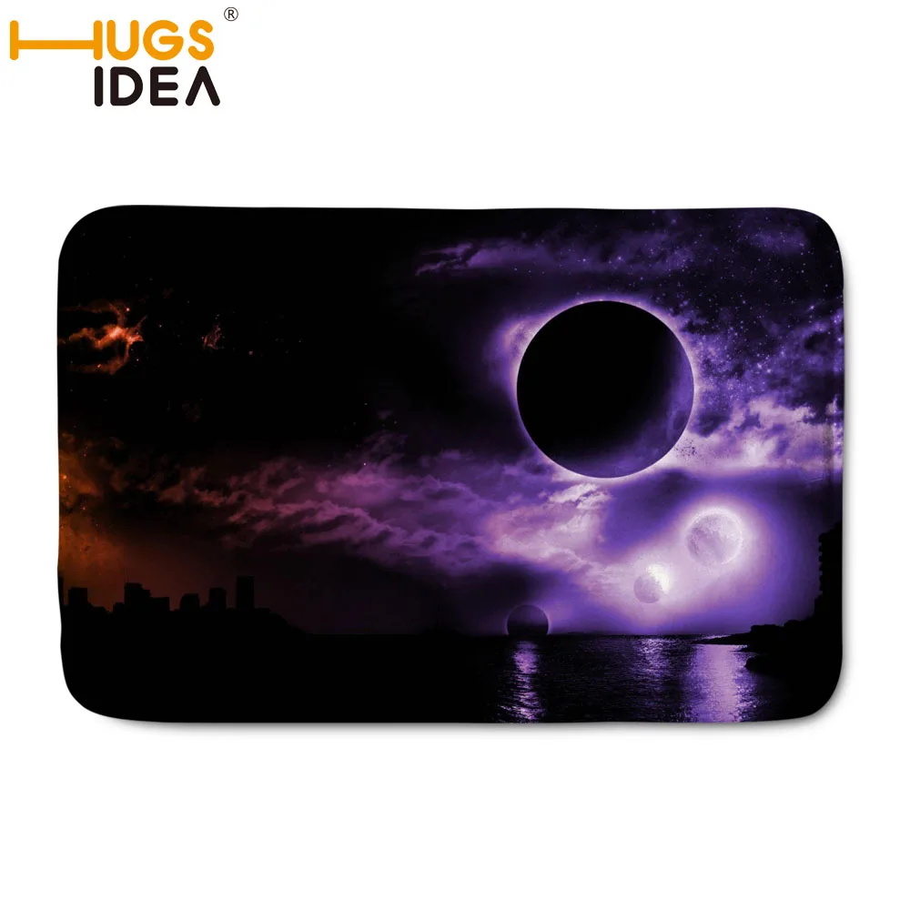 HUGSIDEA со звездным рисунком коврик, напольный ковер фланелевый ковер Гостиная облас для Кухня Спальня мягкий коврик для ног