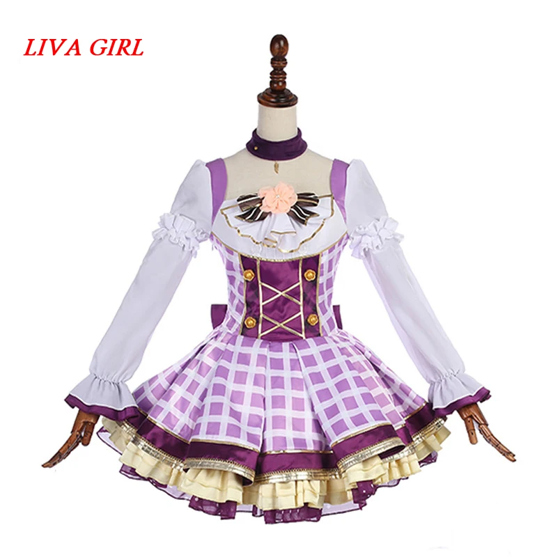 Liva girl 2018 высокое качество Love Live школьный Idol Project Tojo Nozomi цветочный букет платье