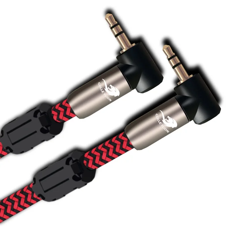 1 8 TRS 3 5mm Male to Male Nylon Audio Cable Headphone Beats Speaker For MP3 MP4 iPhone iPod Car Aux Cable 1m 2m 3m 5m