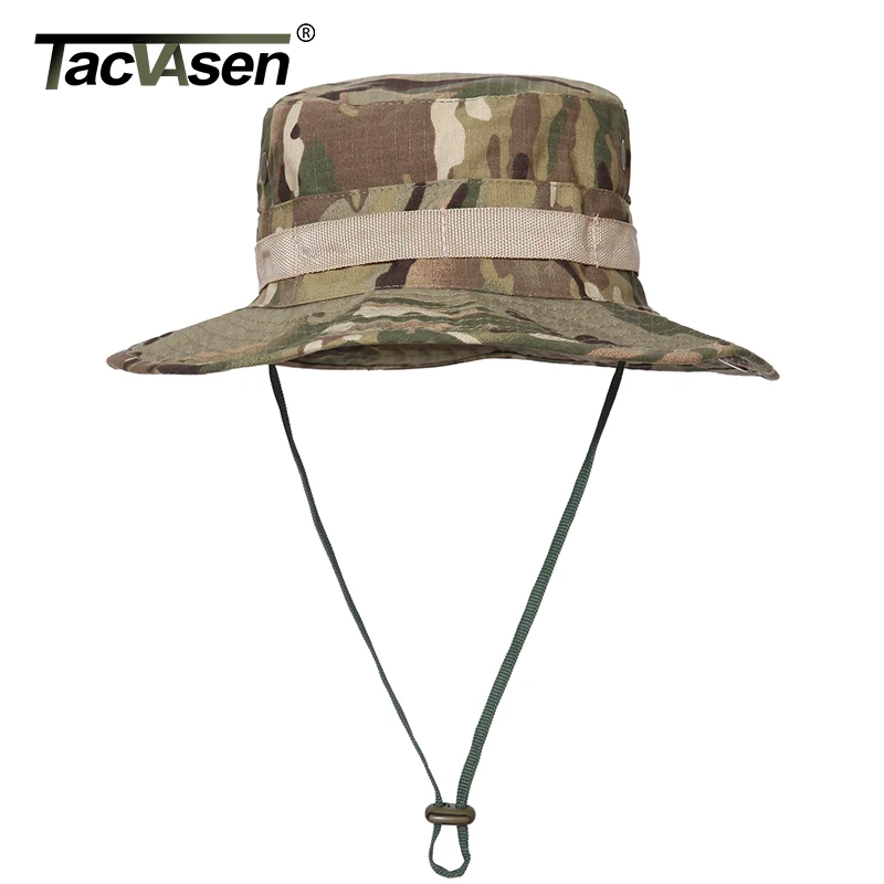 TACVASEN, армейские мужские тактические снайперские шляпы, камуфляжные шапки Boonie, непальская Кепка, мужские военные шапки с рыбками, аксессуары для охоты TD-JNSZ-014