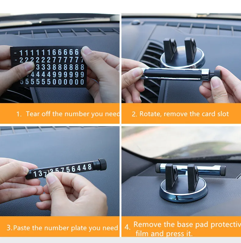 Скрытый автомобильный временный стоп номерной знак автомобильный держатель мобильного телефона пластина авто аксессуары