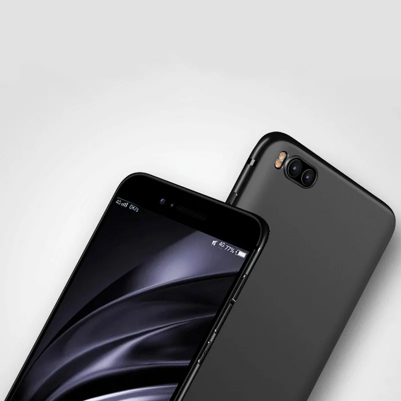 Для Xiao Mi Mi6 6/Red Note 5 Pro 2018 чехол из ТПУ мягкий черный тонкий для беспроводной