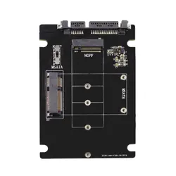 Конвертер карты расширения SSD PCB адаптер диск 2 в 1 mSATA-SATA Настольный компьютер аксессуары Панели NGFF M.2 к SATA3