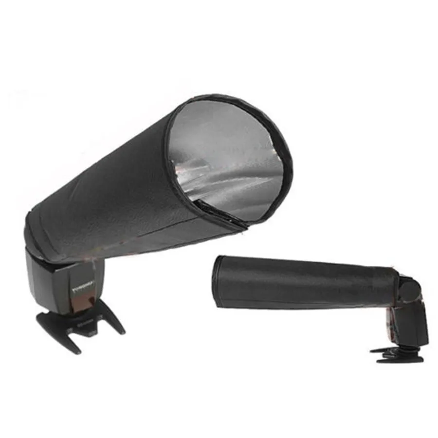 Universal-Foldable-Speedlight-Reflector-Snoot-Sealed-Light-Flash-Beam-Pad-Softbox-Diffuser-Bender-for-Canon-Nikon