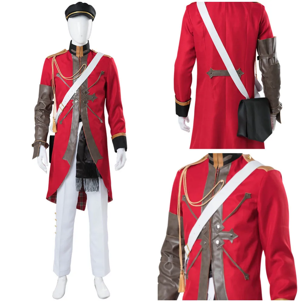 Женский костюм для косплея The Thought Noble Musketeers коричневый Униформа пальто шляпа