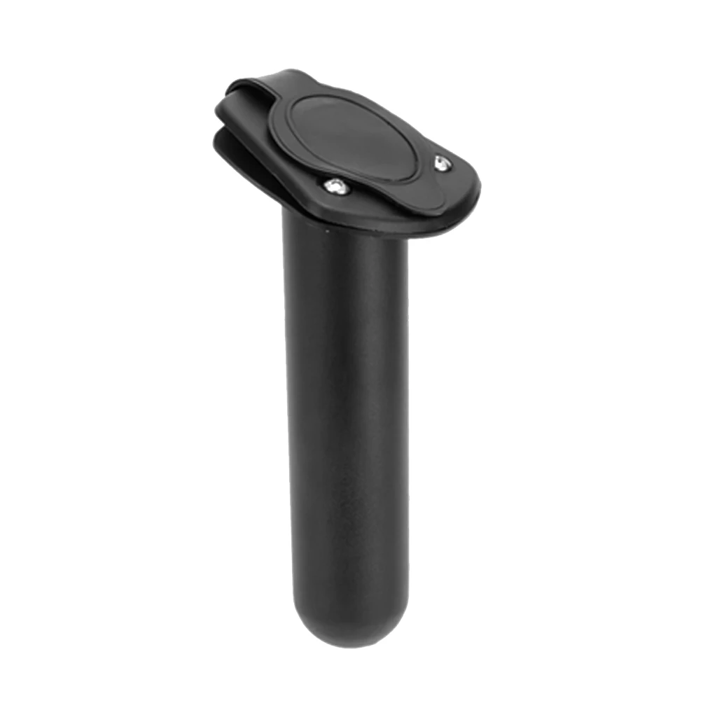 

4 Pieces 19cm Plastic Flush Mount Fishing Rod Holder Gasket Kayak Canoe Carp Fishing Boat Tackles Accessories Black
