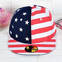 Женская и мужская плоская бейсболка с козырьком американский флаг головной убор с вышивкой головной убор Спортивная одежда для улицы с регулируемой застежкой сзади