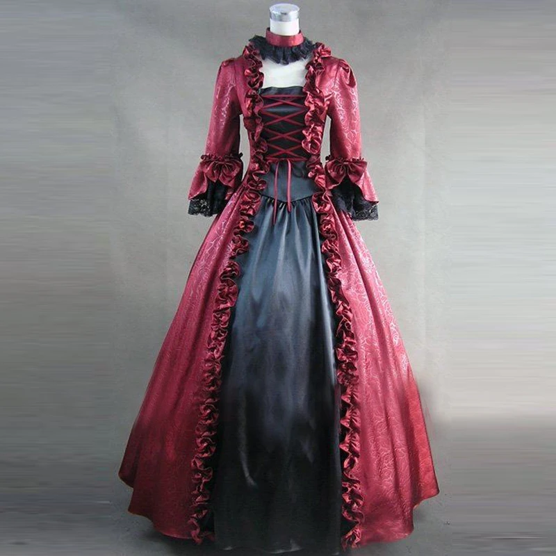 Abito vittoriano da donna Lolita abito da sera da donna fasciatura abito  gotico a balze costumi di Halloween Cosplay Lolita su misura|dresses  ladies|lolita dressgothic dress - AliExpress