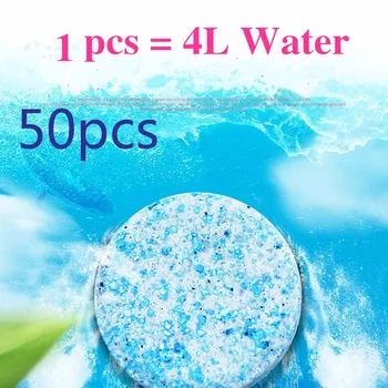 

New 50pcs Multifunctional 16MM Effervescent Tablet Spray Cleaner Home Kitchen Cleaning Car Windshield Glass Detergent Dropship