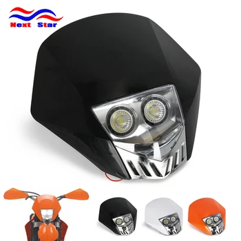 

Universal Motorcycle News Headlights Double Dual Light Bulb For KTM CRF YZF WRF KXF KLX RMZ DRZ Dirt Bike