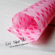 200 sztuk partia Pink Heart Hamburger papier pakowy Sandwich Food Wrapping Wax Wax Paper tanie tanio CN (pochodzenie) Folia aluminiowa papier olejowy Jednorazowe Ekologiczne 12 Other Narzędzia do pieczenia i cukiernicze